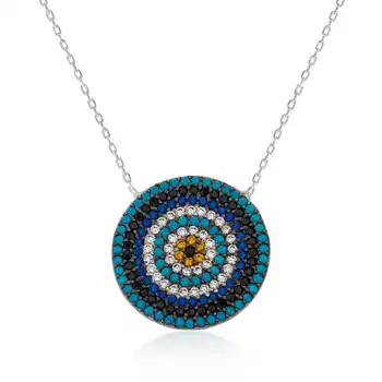 925 sterling Silver Evil Eye Women Necklace
925 sterling Silver Evil Eye Women Necklace
