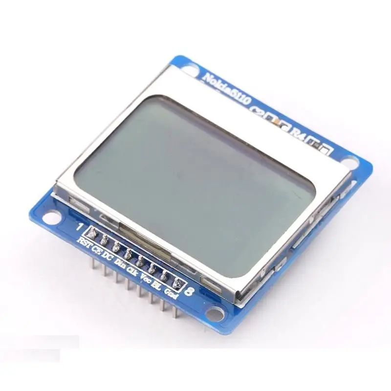 GRAFICA LCD NOKIA 5110 3310 84x48 Display SPI for arduino blue | Электронные компоненты и принадлежности