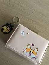 Purses Wallets Clutch Short Corgi Doge Small Cartoon Ladies Cute Portefeuille