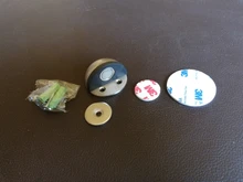 Tope de puerta magnético de goma de acero inoxidable, soportes de puerta ocultos con pegatina antiperforación, topes de puerta sin clavos montados en el suelo