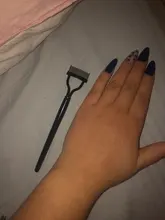 AY 2020-rizador de pestañas, separador de maquillaje para pestañas, cepillo de Metal plegable, peine, rímel, rizador, herramienta de maquillaje de belleza