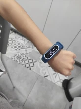 Reloj Digital LED para niños y niñas, pulsera de Reloj deportivo de exterior, con fecha electrónica Infantil