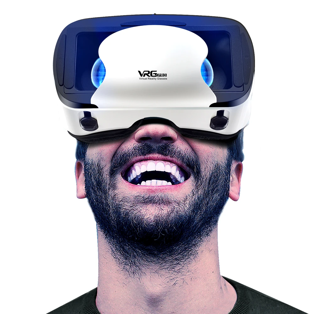 Новинка 2020 хит продаж очки VRG Pro 3D VR виртуальной реальности шлем коробка для 5 7