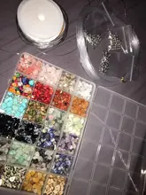 1323 Uds. Kit de cuentas de piedras preciosas irregulares con cuentas espaciadoras cierres de langosta anillos de salto elásticos para suministros de joyería DIY