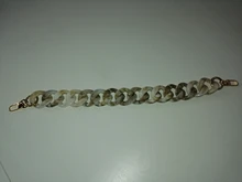 Bag-Accessory Replacement-Chain Shoulder-Handle-Chain Luxury Strap Acrylic Beige Resin