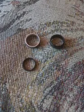 Letdiffery-anillo Simple de 8mm para hombre, anillos de dijes suaves de acero inoxidable negro, envío directo