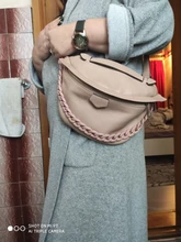 1 ordenador desmontable bolsa de hombro correa de resina acrílica de la cadena de bolso de asas DIY reemplazo de Color sólido bolsa de accesorios 30cm/41cm