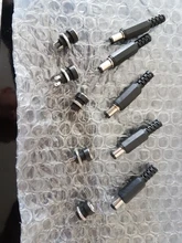 Conector hembra y adaptador de enchufe macho, fuente de alimentación DC, 5,5x2,1mm, 5,5x2,1mm, 10/5/1 pares