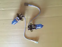 Bombilla halógena de alta potencia para faro delantero de coche, luz de estacionamiento de 6000K, luz blanca superbrillante H3 de 55W y 12V, 2 uds.