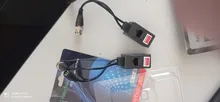 ESCAM-fuente de alimentación de vídeo pasivo, transceptor de Audio Balun para cámara CCTV, BNC a RJ45, 1 par