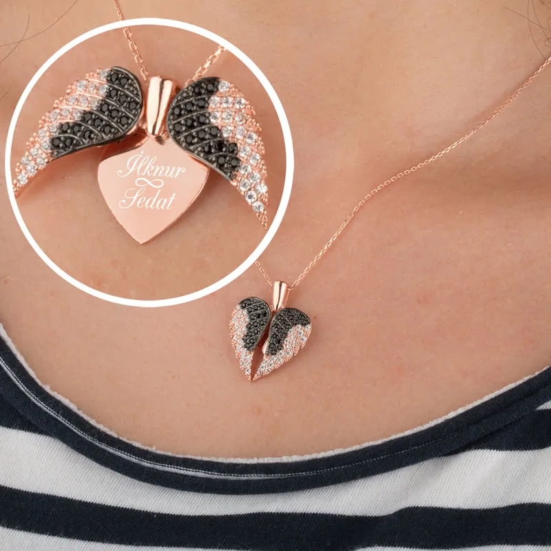 925 Silver Necklace Heart Dragonfly Angel Necklace Personalized Necklace Gift for Mom Anniversary Gift for Wife Valentine's Day
925 Silver Necklace Heart Dragonfly Angel Necklace Personalized Necklace Gift for Mom Anniversary Gift for Wife Valentine's Day