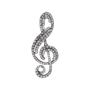 Brooch jewelery violin key 55707 (silver, lock-pin, jewelery alloy)
Brooch jewelery violin key 55707 (silver, lock-pin, jewelery alloy)
