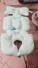 Cojín para silla de bebé, protector grueso y cálido para asiento de coche, colchones de algodón para dormir, almohada para cochecito, accesorio para cochecito infantil