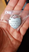 Personalizado Samped llavero corazón llavero papá Regalos para mamá llaves etiqueta encanto marido regalos de novio llaves titular