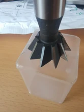 Cortadora de cola de pato HSS, fresa de extremo recto de 10-60mm, 45/55/60 grados, HSS, Router, broca, HSS, 1 ud.