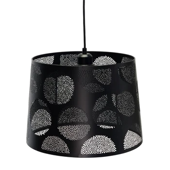 Ceiling lamp. Manufactured in METAL openwork making decorations on the screen. Color black. Dimen diameter 35 cm.
Ceiling lamp. Manufactured in METAL openwork making decorations on the screen. Color black. Dimen diameter 35 cm.
