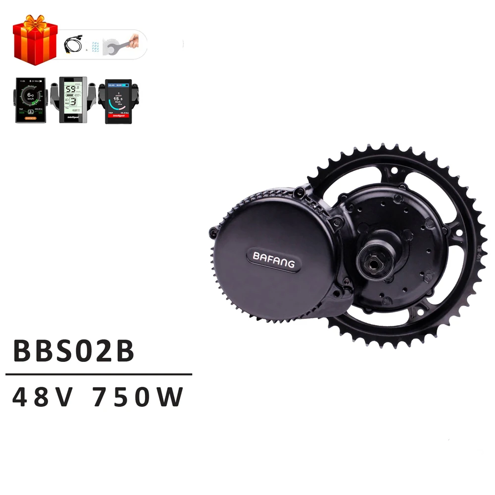 Bafang BBS02B 48V 750W Mid Drive Motor BBS02 bafang mid drive motor engine electric bicycle ebike e bike conversion kit
Bafang BBS02B 48V 750W Mid Drive Motor BBS02 bafang mid drive motor engine electric bicycle ebike e bike conversion kit