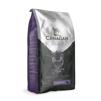 Canagan GF light/senior/sterilised food 375g d/cats, chicken and salmon 
Canagan GF light/senior/sterilised food 375g d/cats, chicken and salmon