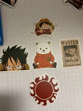 Pegatinas de ONE PIECE de Anime, 50 Uds., Luffy Zoro, pegatina de Ace, calcomanías impermeables, pegatina para patineta para maleta para portátil, guitarra, nevera