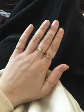 Yobest-Conjunto de anillos Vintage bohemios para mujer, juego de sortijas geométricas con forma de media Luna Dorada para mujer, conjunto de anillos con personalidad de cristal, regalo de joyería para fiesta