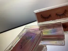 YSDO-pestañas 3D de visón esponjoso, pestañas postizas largas naturales gruesas, 1 par