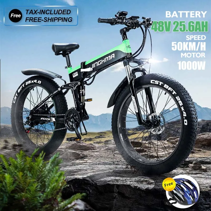 Фото Электрический велосипед электровелосипед 1000 Вт 48 В 2022 Ач литиевая батарея