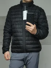 Marca NewBang de los hombres chaqueta ultraligera hombres Otoño Invierno lado doble pluma Reversible ligera Parka cálida