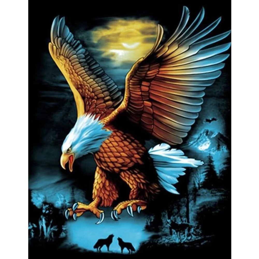 Fundaful 5D Diamond Painting Eagle Full Square/Round Drill Kits Embroidery Cross Stitch Rhinestone Art Craft Home Decor
Fundaful 5D Diamond Painting Eagle Full Square/Round Drill Kits Embroidery Cross Stitch Rhinestone Art Craft Home Decor