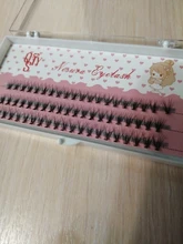 QSTY de 60 uds maquillaje profesional cúmulo Individual pestañas injerto falsas pestañas con envío gratis