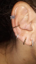 CANNER-pendientes de plata de ley 925 para Mujer y hombre, Piercing con hebilla de hueso del oído, círculo redondo, minimalista, para fiesta