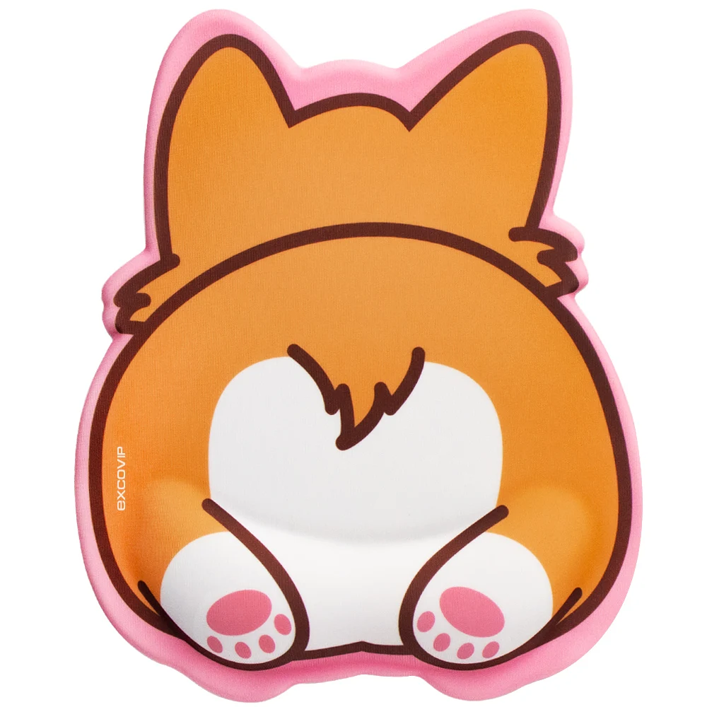 EXCO Gaming Mouse Pad with Wrist Rest 3D Corgi Butt Mousepad Wrist Support Mat Ergonomic Mouse Mat Gamer Mouse-mat 270*225*20 mm
EXCO Gaming Mouse Pad with Wrist Rest 3D Corgi Butt Mousepad Wrist Support Mat Ergonomic Mouse Mat Gamer Mouse-mat 270*225*20 mm