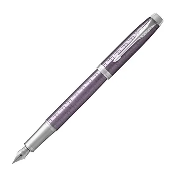 

Parker IM Premium Pattern Purple CT Fountain Pen Luxury Pen Ink Writing