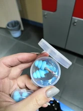 Tapones universales para nadar de silicona suave, accesorios para la piscina, deportes acuáticos, 5 colores, 1 Uds.