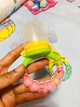 Chupete de dentición 3 en 1 para bebé, biberón para aprender a alimentar a bebé, comida fresca, fruta, leche, con mango de paja de agua potable