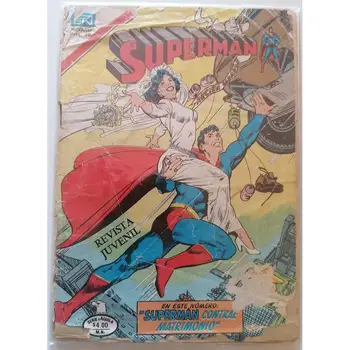 SUPERMAN No. 1212, DC COMICS, EDITORIAL NOVARO - 1979, series AGUILA , 1ª ED. Spanish COMIC BOOK
SUPERMAN No. 1212, DC COMICS, EDITORIAL NOVARO - 1979, series AGUILA , 1ª ED. Spanish COMIC BOOK