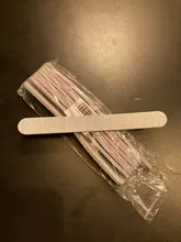 Lima de uñas profesional, lija de media luna, pulido de uñas, herramientas de cuidado de manicura, 100/180