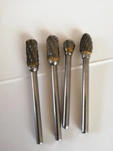Cabezales de molienda de acero de tungsteno, juego de rebaba de carburo de tungsteno, material de diamante, accesorios dremel, 10 Uds.