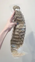 Ídolo de moda rizado del pelo de la onda 110G resistente al calor de plata gris pelo sintético 2 unids/lote 22 pulgadas de la armadura del pelo paquetes de extensiones