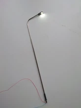 Lámpara LED de paisaje de jardín Luz de patio exterior, modelo urbano tren ferroviario, bricolaje, 5 uds., 1:100, 1:50