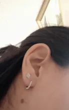 CANNER-pendientes de plata de ley 925 para Mujer y hombre, Piercing con hebilla de hueso del oído, círculo redondo, minimalista, para fiesta