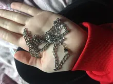 Collar de cadena de eslabones cubanos para hombre, de acero inoxidable, Color dorado, negro y plateado, talla 3-7mm