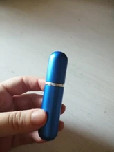 Botella pulverizadora de Perfume portátil, 5ml, 6ml, botella de vidrio rellenable, envases cosméticos vacíos, atomizador de Perfume de aluminio de viaje, 1 ud.