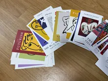 Ins-postales de pintura de fama mundial Retro nórdico, 15 hojas decorativas, Adhesivo de pared de fondo, tarjetas de felicitación de un solo lado