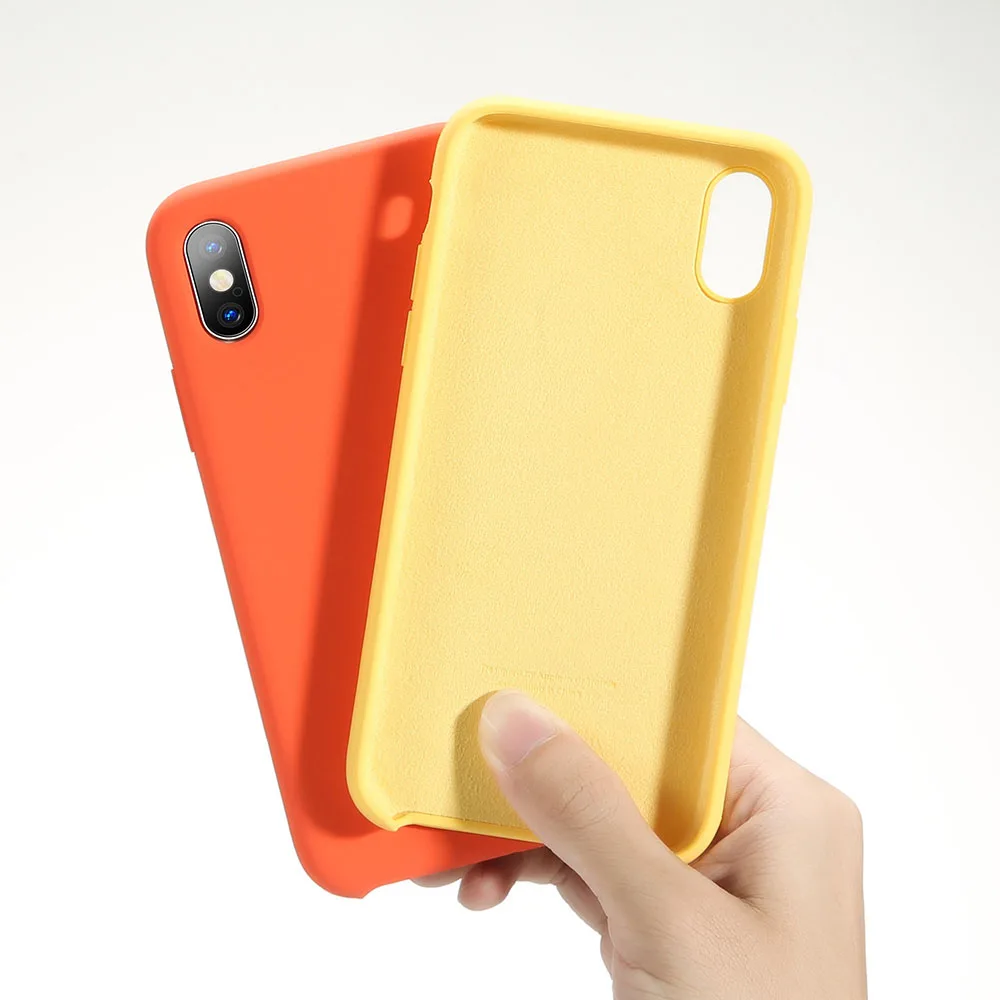 KISSCASE Original Silicone Phone Case For iPhone 11 Pro Max XR X XS MAX 7 Soft Cases For iPhone 7 8 6 6S Plus Candy Color Covers
KISSCASE Original Silicone Phone Case For iPhone 11 Pro Max XR X XS MAX 7 Soft Cases For iPhone 7 8 6 6S Plus Candy Color Covers