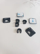 RISK-carcasa de Cables de bicicleta, Clips fijos de tubo de aceite de aluminio, en forma de C, guía de freno, abrazadera fija, hebilla para chasis