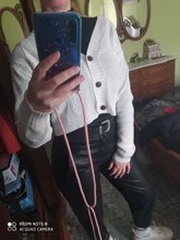 Cárdigan informal de punto para mujer, Chaqueta de punto con abertura frontal Floral, suéter de manga larga informal, prendas de vestir