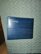 Cartera Vintage de cuero para hombre, monedero corto y delgado, tarjeteros, T002