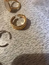 Simple estilo de Color de plata geométrico Irregular anillos para mujeres regalos gran ajustable anillos de dedo