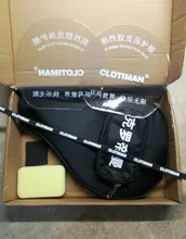 Raqueta de tenis de mesa de murciélago de carbono de alta calidad, pala de ping pong de goma, mango corto, mango largo