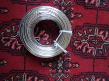 Alambre de aluminio para fabricación de joyas, 0,5mm, 0,8mm, 1mm, 1,2mm, 1,5mm, 2mm, 2,5mm, 3mm, 3,5mm, 4mm, 5mm, 6mm